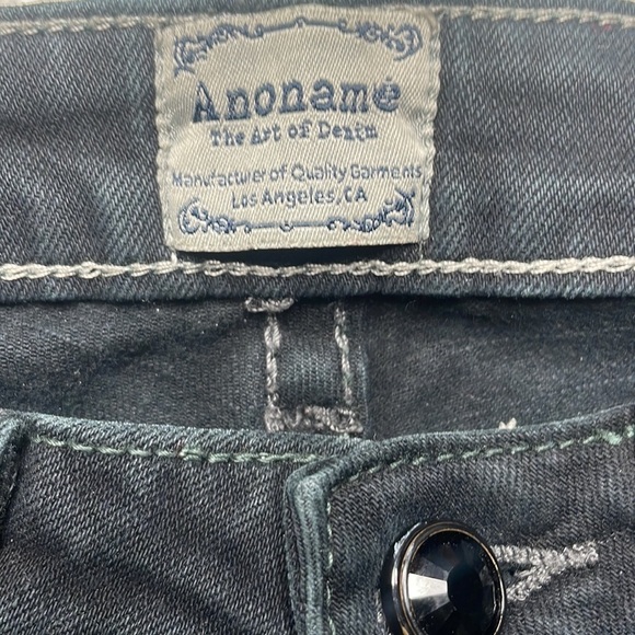 MAnoname Black jeans Stretch Comfy Bootcut Joelle Size 25 x 31 - Picture 5 of 10